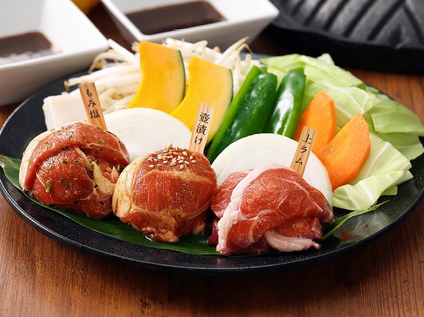 ラム食べ比べジンギスカン